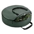 thumbnail image 4 of Sac Durable Imperméable et Portable Arbre de Noël Rangement Large Imperméable et Doublure en Oxford Rouge 122x38x51cm Rouge Vert 60x18cm, 4 of 8