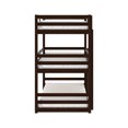 thumbnail image 4 of Campbell Wood Triple Twin Convertible Bunk Bed, Espresso, 4 of 12