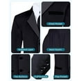 thumbnail image 5 of S.H. Churchill & Co 5-Piece Boys' Tuxedo Suit Set | Includes a Premium Formal Jacket, Pants, Shirt, Vest , and Bow Tie, 5 of 7