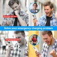 thumbnail image 5 of Keychain Portable Charger,1500mAh Mini Power Emergency Pod Key Ring Cell Phone Charger,Ultra-Compact External Fast Charging Power Bank Battery Pack for iPhone,Android, 5 of 7