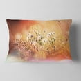 thumbnail image 2 of Designart 12" x 20" Orange Polyester Throw Pillow, 2 of 5
