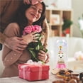 thumbnail image 2 of Rosa En Cúpula De Cristal Con Luces Infinity Rose Flower Brilla Como Una Rosa De Cristal Encantada Los Mejores Regalos Para Las Mujeres Día De San Valentín Sweethay HA022617-00, 2 of 7