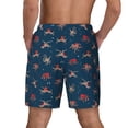 thumbnail image 2 of Haiem Octopus Sea Life Mens Swim Trunks with Compression Liner 2 in 1 Swimming Shorts Stretch Swimwear Quick Dry,Board Shorts-X-Large, 2 of 9
