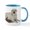 White/Blue Inside, variant on CafePress - Yellow Lab Mug - 11 oz Ceramic Mug - Novelty Coffee Tea Cup