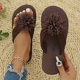 thumbnail image 2 of Comfortable Women's Slippers With Flower decoration Flip Flops for Women Leisure And Outdoor Beach Casual Ideal For Summer, 2 of 8
