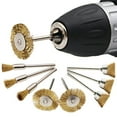 thumbnail image 3 of Amdohai 47 Pcs Brosse en Fil d'Acier Laiton Brosse de Polissage Roue de Broyage pour Plaque de Cuisson, 3 of 5