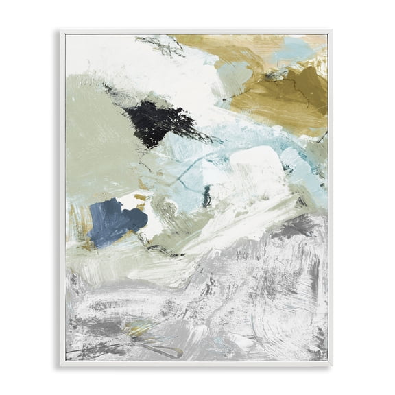 Stupell Industries Contemporary Expressive Modern Pattern White Framed Giclee Art, 11 x 14, by Lanie Loreth