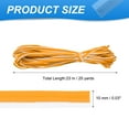 thumbnail image 2 of Uxcell Reflective Piping Fabric Strip, Edging Braid Trim Sew on High Visibility Piping Tape for Clothing Bag Orange, 2 of 6