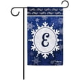thumbnail image 1 of Welcome Winter Snowflake Monogram E Decorative Garden Flag Initial Letter Snow Deocr Banner for Outside 12.5X18 Inch Double Sided, 1 of 1