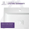 thumbnail image 5 of Anzzi Ls-Az519 Alcea 23-5/8" Stone Composite Vessel Bathroom Sink - White, 5 of 5