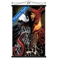 thumbnail image 3 of Marvel Comics - Carnage - Face Split with Venom Wall Poster with Wooden Magnetic Frame, 22.375" x 34", 3 of 5