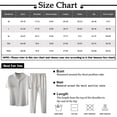 thumbnail image 4 of Summer Men's 2-Piece Sports Suit, Thin Fashion Short Sleeve Top and Pants, Lightweight Luxury Trendy Outfit For Hot Weather Athletic Wear,Black,L, 4 of 9