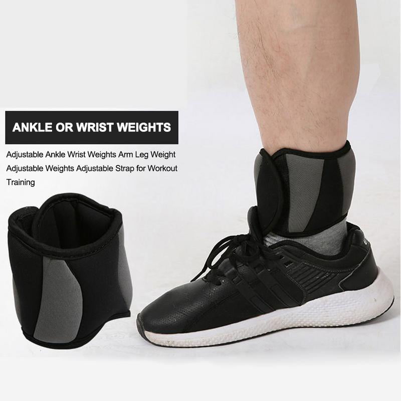 Walking GJELEMENTS Ankle and Wrist Weights Hand and Foot Weight for Fitness Running Premium Adjustable Arm and Leg Exercise Weights for Men and Women Crossfit Gym 