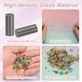 thumbnail image 2 of Uxcell 1800-Pack Cuentas Bugle, Cuentas de Vidrio de Tubo Bugle de 2x4mm para Manualidades DIY/Pulseras/Collares Gris, 2 of 7