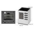 thumbnail image 4 of LED Alarm Clock with LCD Temperature Display and Pen Holder, 4 of 5
