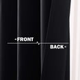 thumbnail image 2 of NICETOWN Black Light Blocking Curtains for Small Window, Blackout Thermal Insulated Grommet Drapes, Privacy Energy Efficient Window Treatment for Kitchen Laundry, 29"x24", 2 Panels, 2 of 5