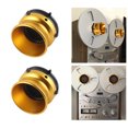 thumbnail image 1 of Adaptadores De Buje NAB, 1 Par De Abridores De aleación De Aluminio Pulido De Carrete A Carrete Profesional De 10 Pulgadas, Para Studer ReVox, Para Akai, Para Teac, 1 of 7
