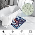 thumbnail image 3 of Octopus Polyester Non-Slip Machine Washable Floor Mats & Door Mat Chair Rug, 3 of 6