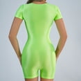 thumbnail image 3 of MSJUHEG Underwear Women Womens panties Women'S Shiny Silk Slip Front Seamless Shorts Tights panties panties panties Plus Size panties Green Xl, 3 of 6