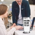 thumbnail image 4 of Farewell Gifts for Coworker, Boss - Going Away Gifts for Women - Goodbye, Good Luck, New Job, Employee Appreciation Gifts for Coworker, Friends, Boss Lady - 20oz You Are Dead To Us Tumbler, 4 of 5