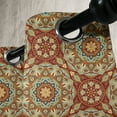 thumbnail image 3 of Ambesonne Mandala Grommet Curtain, Medieval Mosaic Design, 50" x 96", Pale Coffee Pale Blue, 3 of 6