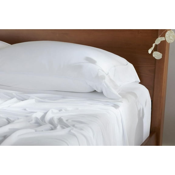 Luxury 2 Piece Pillowcase 100% Egyptian Cotton 800 Thread Count Queen Size Pillowcase (20" X 30") inches - White Solid