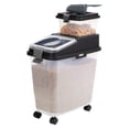 thumbnail image 1 of Mighty Tuff 3-Piece Wheeled Pet Food Storage with Lid and 5 Lbs Treat Container, 1 of 6