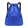 thumbnail image 2 of weibbin Lightweight Drawstring Bag Backpack for Men Outdoor Sports Fitness Bag Simple Women Drawstring Storage Bag for Gym, 2 of 6