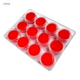 thumbnail image 1 of Glue Clay Storage Box DIY Mud Storage Box Diamond Painting Point Drilling Tools Mud for Embroidery Craft, Red 12Pcs, 1 of 8