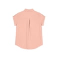 thumbnail image 5 of Gfyviroh Linen Shirts for Women Short Sleeve Summer Lightweight Shirts Button Front Pockets Loose Shirts, 5 of 6