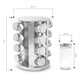 thumbnail image 5 of Especiero Giratorio Moderno 16 Frascos De Vidrio Cocina Color Transparente, 5 of 5