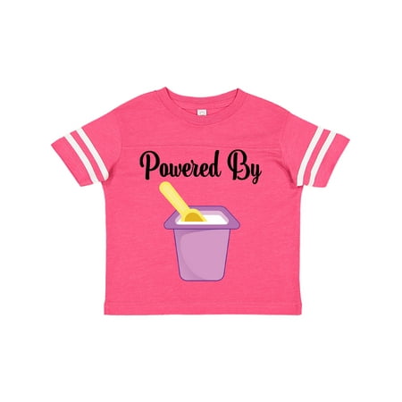 

Inktastic Powered By Yogurt Gift Toddler Toddler Girl T-Shirt