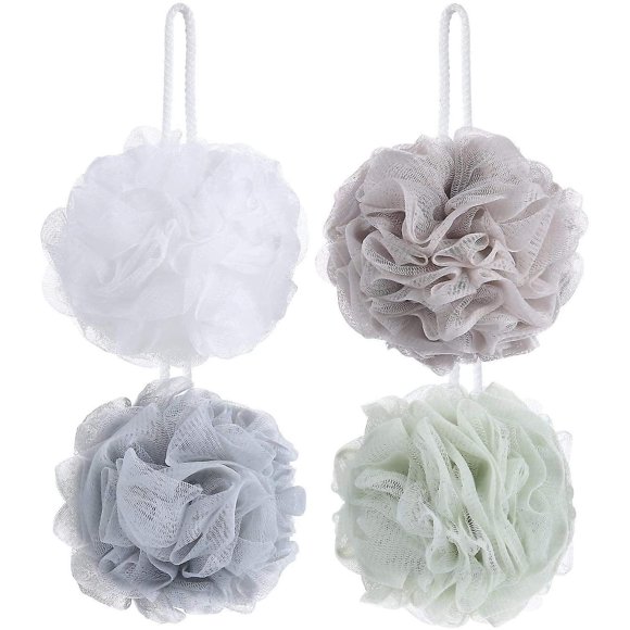 4pcs Bath Shower Sponge Exfoliating Bath Sponges, Men's And Women's Shower Sponge Bath