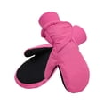thumbnail image 3 of Girl's 3M Thinsulate Waterproof Winter Sports Snow Ski Mittens, Fuchsia, Age4-6, 3 of 4