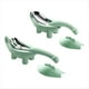 thumbnail image 1 of Cuchara Tenedor para Comida Infantil con Forma de Dinosaurio, Juego de Vajilla de Acero Inoxidable con para , Color Verde., 1 of 5