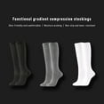 thumbnail image 3 of 5 Paires de Bas de Compression Hommes Femmes 20-30 mm Vol Grossesse Enflés Varices Chaussettes de Sport Marathon, 3 of 5