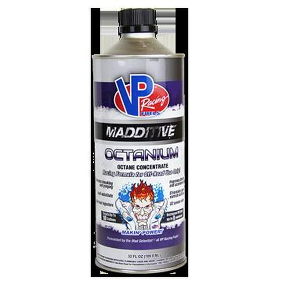 VP Racing Fuels Fuel Additive 2855 Madditive; For Gas; Octanium; Single; 32 Ounce Bottle; Treats Up To 10 Gallons