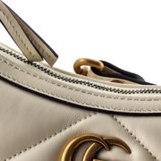 GG Marmont Chain Moon Hobo Matelasse Leather Small By Rebag