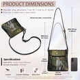 thumbnail image 7 of Kuiaobaty Corgi Print Crossbody Bag for Women, Butterfly Flower Print Vegan Leather Shoulder Handbag Crossbody, Multi Pockets Hobo Purse with Adjustable Strap for Travel & Shopping, 7 of 7