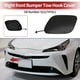 thumbnail image 2 of Tapa del gancho de remolque delantero derecho Unique Bargains para Toyota Prius 2019-2022, tapa del gancho de remolque del parachoques No.5212747911, plástico negro, 1 Pc, 2 of 6