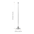 thumbnail image 4 of MasteelfCA Desk Flag Pole with Base Metal Flag Stick Meeting Room Flag Pole Base Flag Holder, 4 of 7