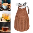 thumbnail image 1 of Café De Café Térmico De Acero Inoxidable, Jarra Aislada De 1,5l 3 Paredes, Calefacción De 12 Horas La Retención De Frío Las 24 Horas, Apariencia Tejida A Mano, Material, 1 of 7