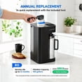 thumbnail image 5 of Purewell Reverse Osmosis Countertop Water Purifier with UV Sterilization RO Water Filtration System with 44oz Portable Water Pitcher, Smart Auto-Filling, 5 of 7