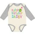thumbnail image 3 of Inktastic Happy Birthday Daddy Boy Girl Party Boys or Girls Long Sleeve Baby Bodysuit, 3 of 5