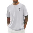 thumbnail image 2 of Men's Hawaii Printed T-Shirt Men's Loose Casual Short Sleeve Top5XL, 2 of 4