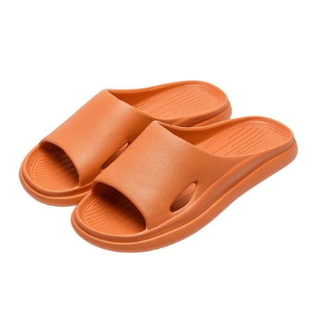 

1 Pair of Comfortable Bathroom Slippers Supple Non-slip Slippers for Home