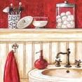 thumbnail image 2 of Gorham, Gregory 12x12 Black Ornate Wood Framed with Double Matting Museum Art Print Titled - Red Bath II, 2 of 4