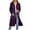 Purple, variant on Long Zip Up Hoodie for Women Solid Fall Fashion Hooded Jackets Casual Comfy Fleece Sweatshirts with Pocket Drawstring Winter Long Cardigan Coats