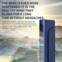 maxiaoxia New Hanging Screen Fan, Office Desktop Computer Screen Fan, USB Charging, Leafless Small Fan Cooling Portable Air Cooler for Bedroom