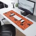thumbnail image 2 of Long Mouse Pads for Desk,Halloween Cat & Bat Pattern Desk Mats on Top Of Desks, Desk Mouse Pad Extra Large with 3mm Non-Slip Base and Stitched Edge for Gaming,Office,Work,Home 31.5"x11.8", 2 of 6